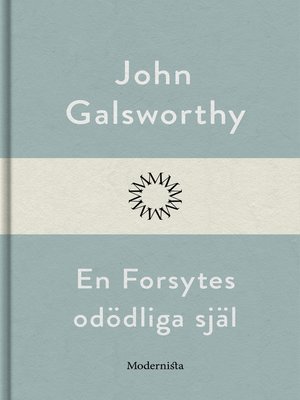 cover image of En Forsytes odödliga själ